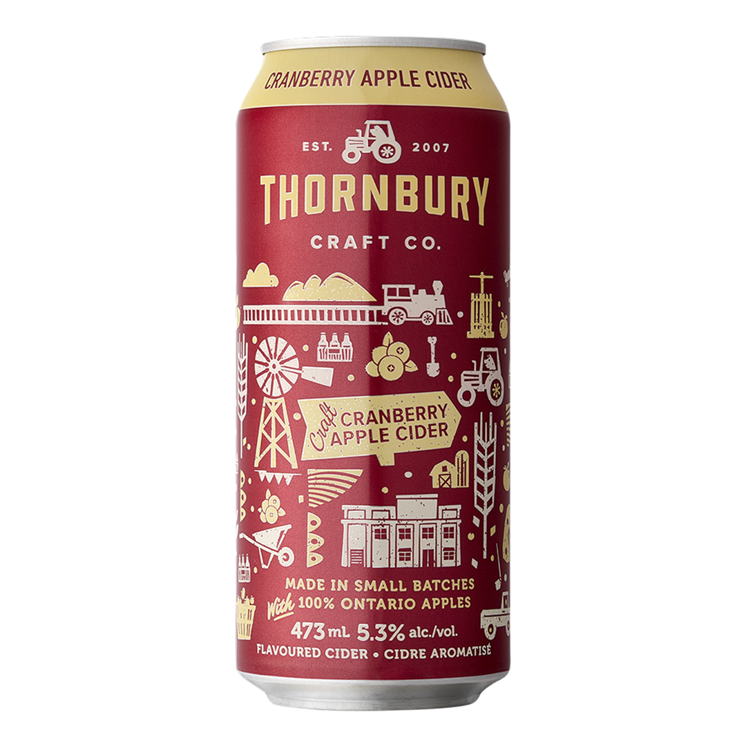 Cidre de pomme aux canneberges Thornbury
