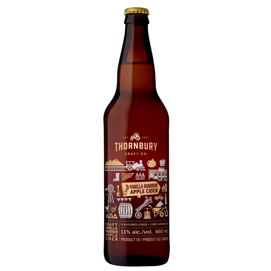 Thornbury Vanilla Bourbon Apple Cider 660ml