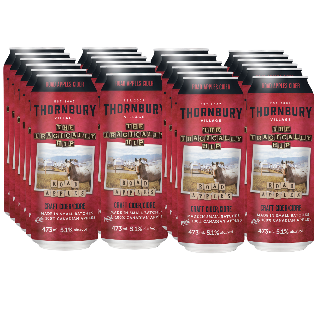 Lot de 24 cidres de pommes Thornbury Craft x The Tragically Hip Road