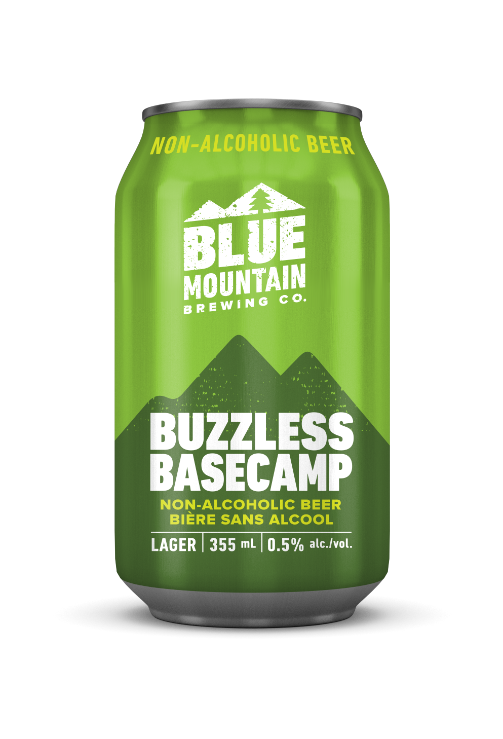 Blue Mountain Brewing Company Buzzless Basecamp Non Alcoholic Lager