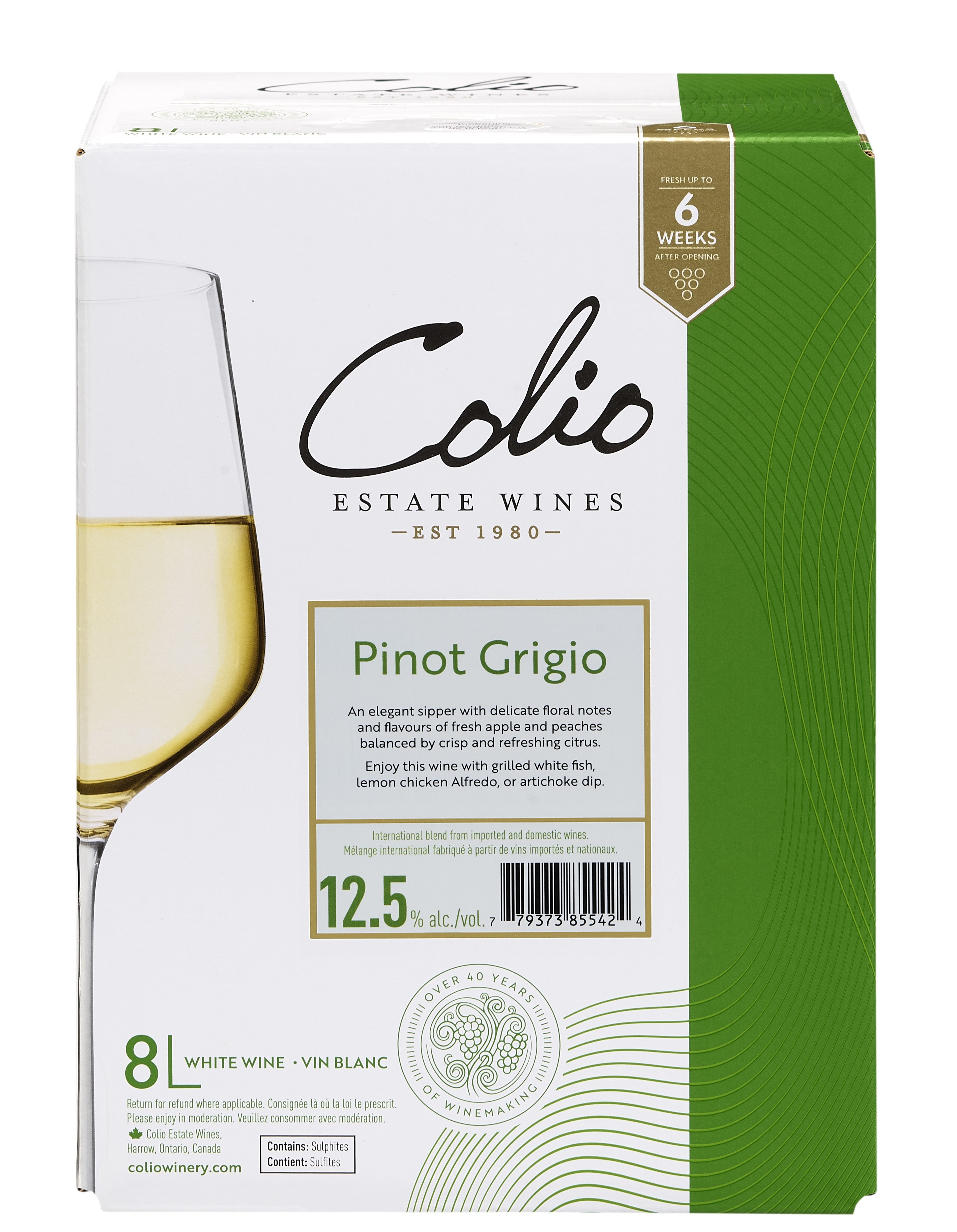 Colio Pinot Grigio 8L