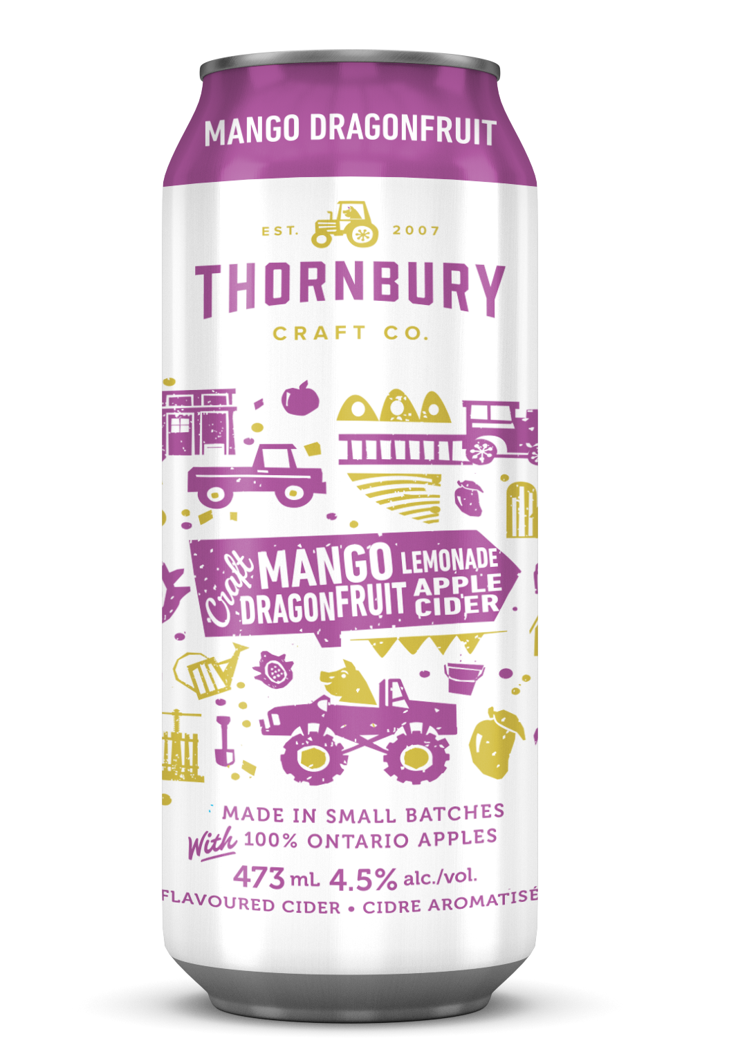 Thornbury Mango Dragonfruit Lemonade Apple Cider