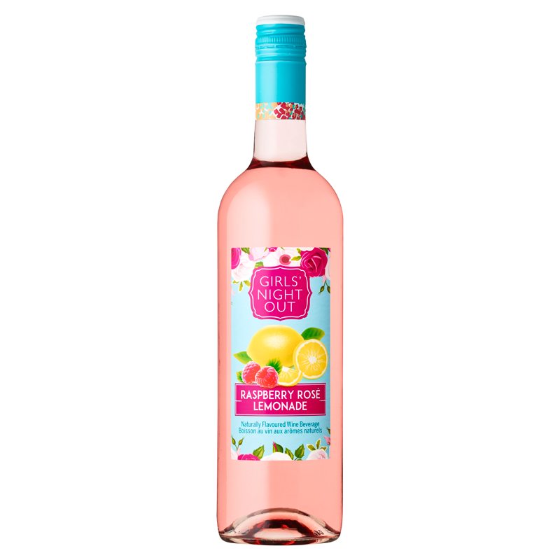 Girls’ Night Out Raspberry Rosé Lemonade